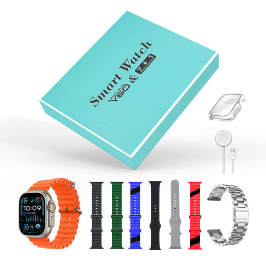 7 en 1 Smart Watch Y60 Bluetooth de alta calidad Pantalla Full HD (La Correa no sera exactamente igual que en la foto)