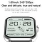 GT20 Pantalla TFT de 1,69 pulgadas IP67 Reloj inteligente a prueba de agua, Control de música compatible / Llamada Bluetooth / Monitoreo de frecuencia cardíaca / Monitoreo de presión arterial, Silicone Strap, Steel Strap
