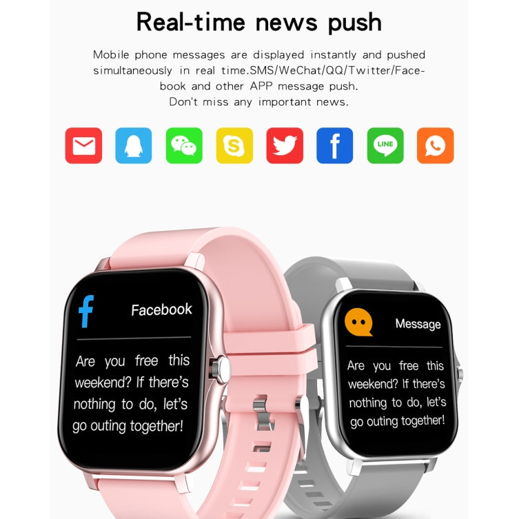 GT20 Pantalla TFT de 1,69 pulgadas IP67 Reloj inteligente a prueba de agua, Control de música compatible / Llamada Bluetooth / Monitoreo de frecuencia cardíaca / Monitoreo de presión arterial, Silicone Strap, Steel Strap