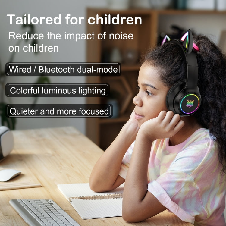 ONIKUMA B90 RGB Iluminación Auriculares inalámbricos Bluetooth, B90