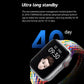 Reloj inteligente de silicona con recordatorio de mensaje de llamada Bluetooth de 1,9 pulgadas W17 Pro Max