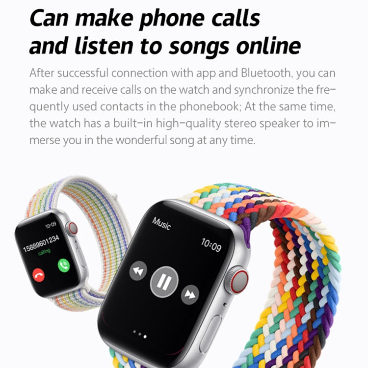 Reloj inteligente de silicona con recordatorio de mensaje de llamada Bluetooth de 1,9 pulgadas W17 Pro Max