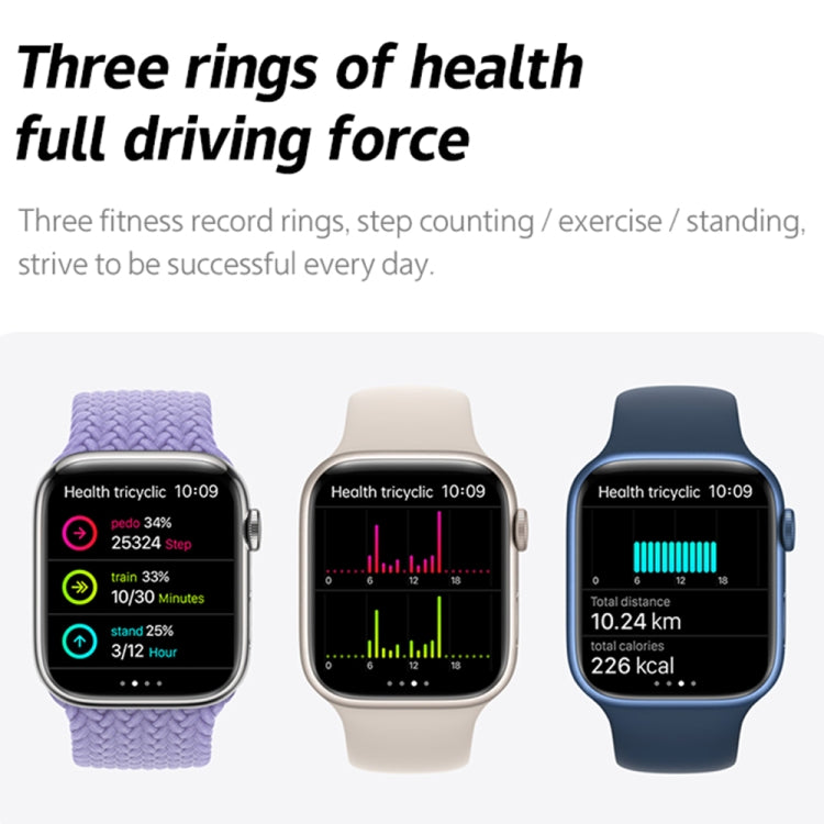 Reloj inteligente de silicona con recordatorio de mensaje de llamada Bluetooth de 1,9 pulgadas W17 Pro Max