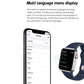 Reloj inteligente de silicona con recordatorio de mensaje de llamada Bluetooth de 1,9 pulgadas W17 Pro Max