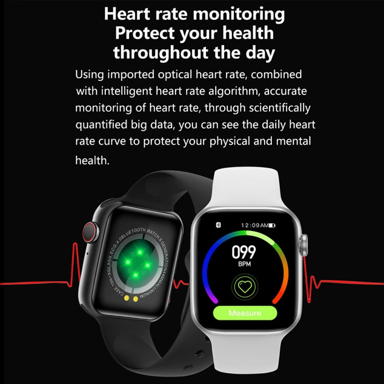 Reloj inteligente de silicona con recordatorio de mensaje de llamada Bluetooth de 1,9 pulgadas W17 Pro Max