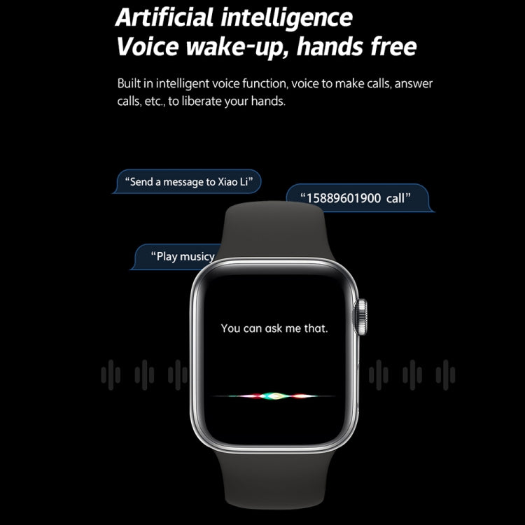 Reloj inteligente de silicona con recordatorio de mensaje de llamada Bluetooth de 1,9 pulgadas W17 Pro Max