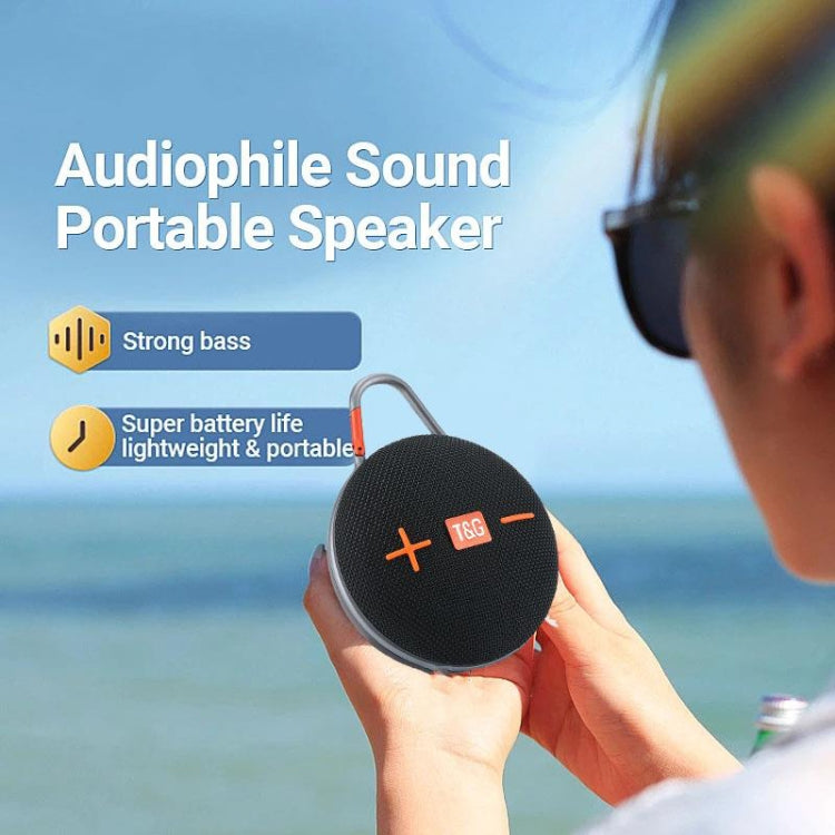 T&G TG648 TWS Mini altavoz Bluetooth inalámbrico portátil para exteriores con luz LED, TG648