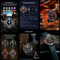 Reloj deportivo inteligente HT22 de 1,46 pulgadas, compatible con llamadas Bluetooth/sueño/frecuencia cardíaca/monitor de salud de presión arterial
