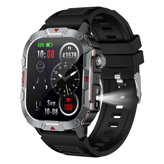 Reloj inteligente C40 Pro con pantalla TFT de 2,19 pulgadas, Bluetooth, ideal para deportes al aire libre y con monitorización de frecuencia cardíaca.