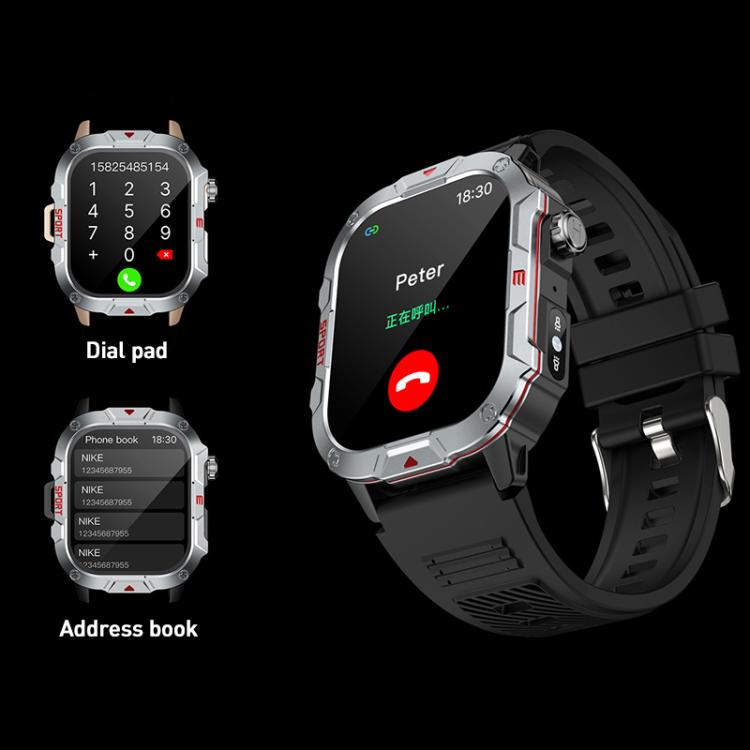 Reloj inteligente C40 Pro con pantalla TFT de 2,19 pulgadas, Bluetooth, ideal para deportes al aire libre y con monitorización de frecuencia cardíaca.