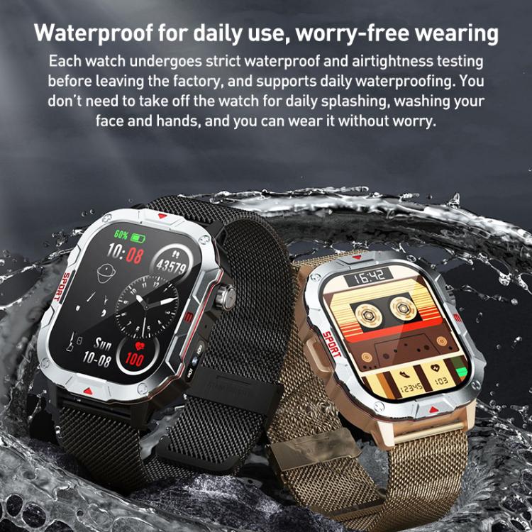 Reloj inteligente C40 Pro con pantalla TFT de 2,19 pulgadas, Bluetooth, ideal para deportes al aire libre y con monitorización de frecuencia cardíaca.