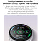 Reloj inteligente deportivo HD8 mini de 1,29 pulgadas con Bluetooth 5.4, compatible con llamadas Bluetooth, monitor de sueño, oxígeno en sangre, frecuencia cardíaca y presión arterial.