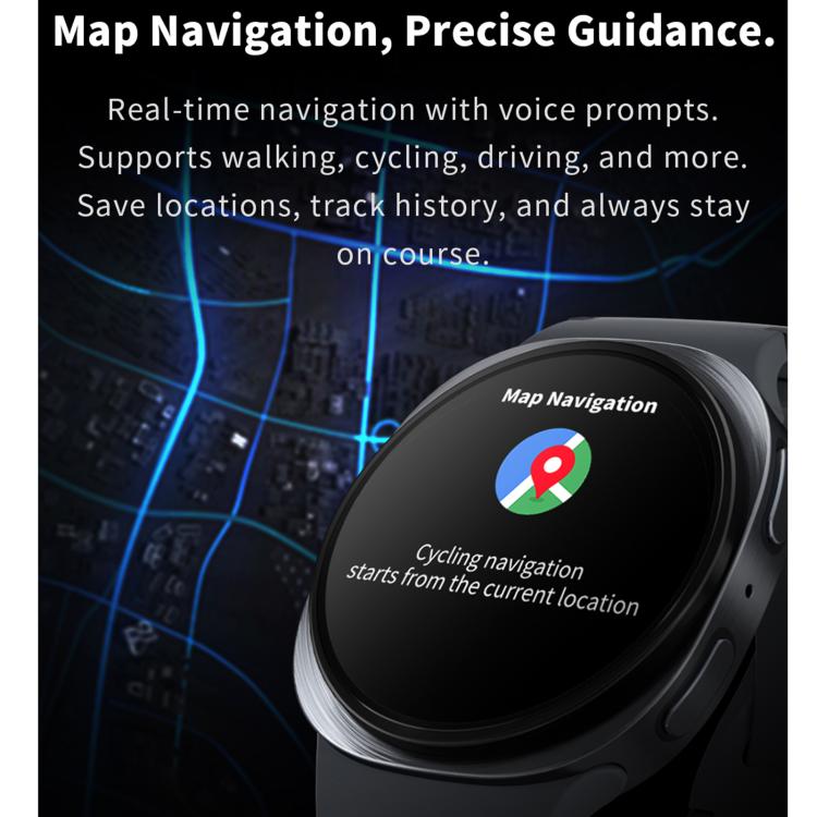 Reloj inteligente deportivo HD8 mini de 1,29 pulgadas con Bluetooth 5.4, compatible con llamadas Bluetooth, monitor de sueño, oxígeno en sangre, frecuencia cardíaca y presión arterial.