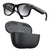 Gafas inteligentes M02 Ultra con cámara de 8 MP, IA y lentes fotocromáticas, with Black Charging Case, with Brown Charging Case