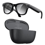 Gafas inteligentes M02 Ultra con cámara de 8 MP, IA y lentes fotocromáticas, with Black Charging Case, with Brown Charging Case