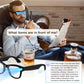 Gafas inteligentes M02 Ultra con cámara de 8 MP, IA y lentes fotocromáticas, with Black Charging Case, with Brown Charging Case