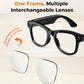 Gafas inteligentes M02 Ultra con cámara de 8 MP, IA y lentes fotocromáticas, with Black Charging Case, with Brown Charging Case