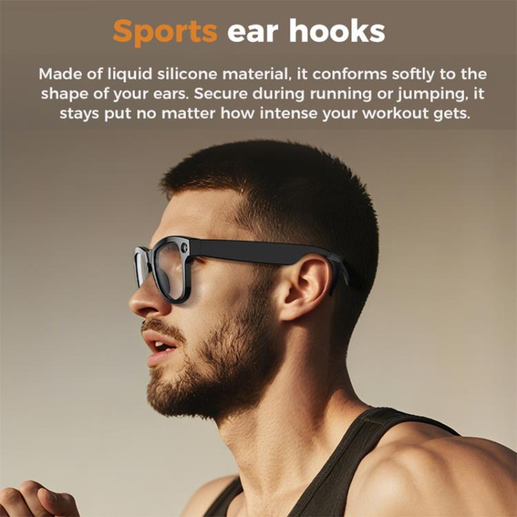 Gafas inteligentes M02 Ultra con cámara de 8 MP, IA y lentes fotocromáticas, with Black Charging Case, with Brown Charging Case