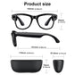 Gafas inteligentes M02 Ultra con cámara de 8 MP, IA y lentes fotocromáticas, with Black Charging Case, with Brown Charging Case