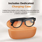 Gafas inteligentes M02 Ultra con cámara de 8 MP, IA y lentes fotocromáticas, with Black Charging Case, with Brown Charging Case