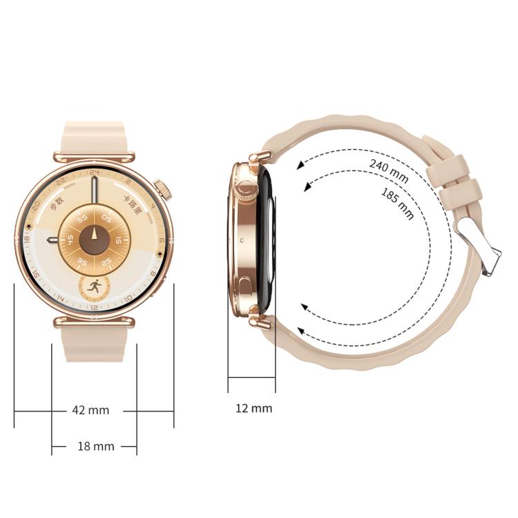 Reloj inteligente deportivo CY37 con pantalla HD de 1,27 pulgadas, compatible con llamadas Bluetooth, monitorización de frecuencia cardíaca, presión arterial y sueño., Pink, Black, Purple