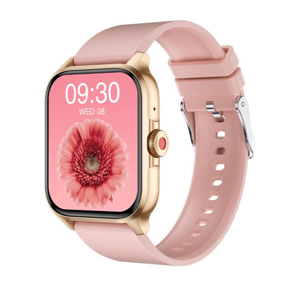 Reloj deportivo inteligente QX15 con pantalla TFT de 1,85 pulgadas y monitor de frecuencia cardíaca integrado.