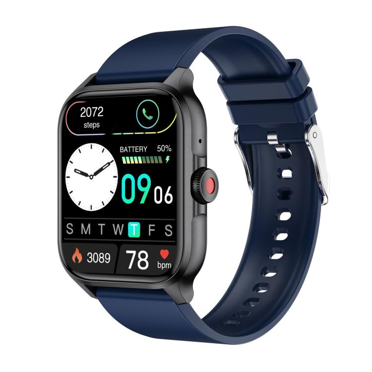 Reloj deportivo inteligente QX15 con pantalla TFT de 1,85 pulgadas y monitor de frecuencia cardíaca integrado.
