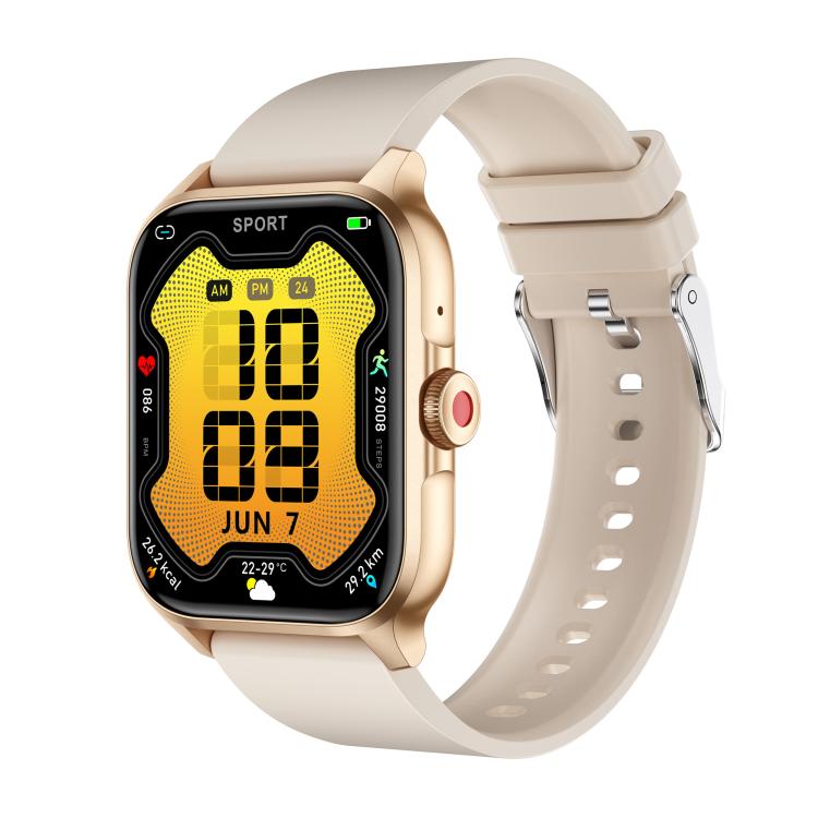 Reloj deportivo inteligente QX15 con pantalla TFT de 1,85 pulgadas y monitor de frecuencia cardíaca integrado.