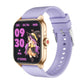 Reloj deportivo inteligente QX15 con pantalla TFT de 1,85 pulgadas y monitor de frecuencia cardíaca integrado.