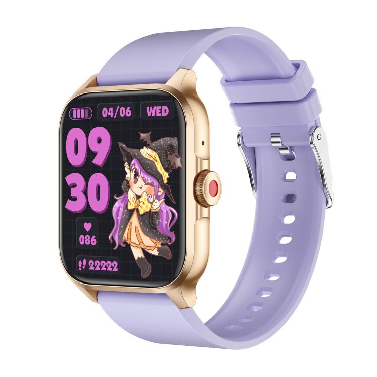 Reloj deportivo inteligente QX15 con pantalla TFT de 1,85 pulgadas y monitor de frecuencia cardíaca integrado.