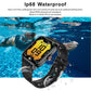 Reloj deportivo inteligente QX15 con pantalla TFT de 1,85 pulgadas y monitor de frecuencia cardíaca integrado.