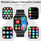 Reloj deportivo inteligente QX15 con pantalla TFT de 1,85 pulgadas y monitor de frecuencia cardíaca integrado.