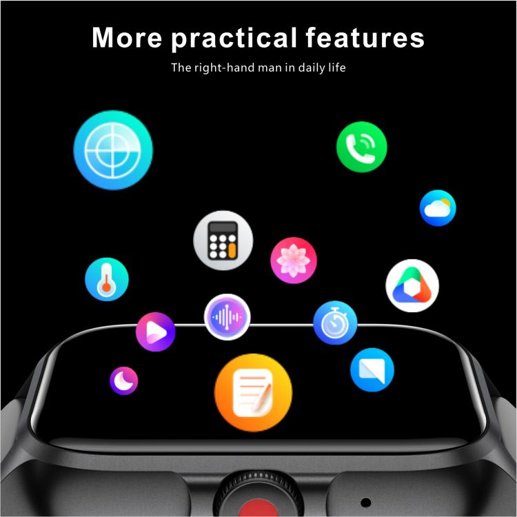 Reloj deportivo inteligente QX15 con pantalla TFT de 1,85 pulgadas y monitor de frecuencia cardíaca integrado.