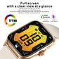 Reloj deportivo inteligente QX15 con pantalla TFT de 1,85 pulgadas y monitor de frecuencia cardíaca integrado.