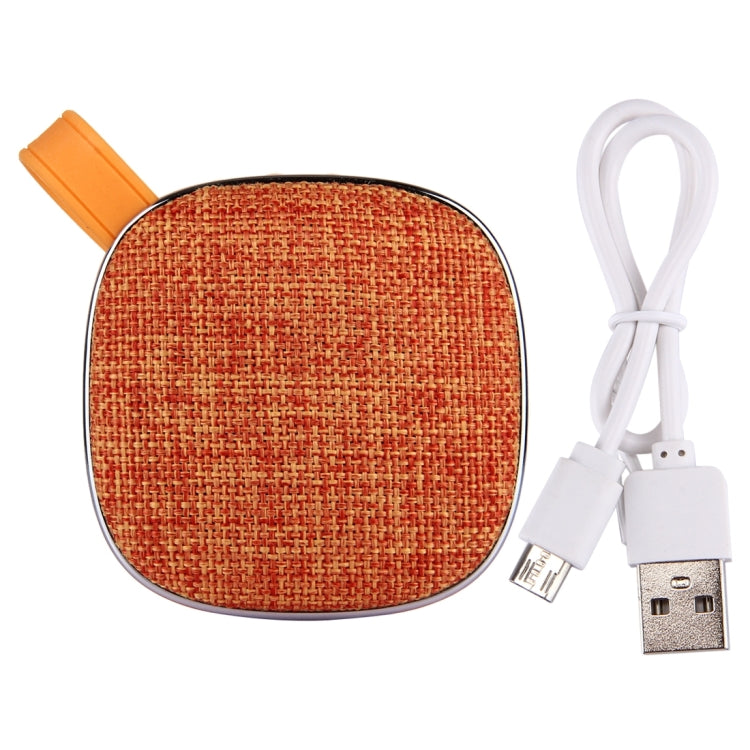 Altavoz estéreo Bluetooth con diseño de tela portátil X25 con micrófono incorporado, compatible con llamadas manos libres, tarjeta TF y entrada auxiliar, distancia de Bluetooth: 10 m