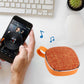 Altavoz estéreo Bluetooth con diseño de tela portátil X25 con micrófono incorporado, compatible con llamadas manos libres, tarjeta TF y entrada auxiliar, distancia de Bluetooth: 10 m