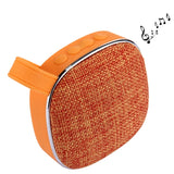 Altavoz estéreo Bluetooth con diseño de tela portátil X25 con micrófono incorporado, compatible con llamadas manos libres, tarjeta TF y entrada auxiliar, distancia de Bluetooth: 10 m