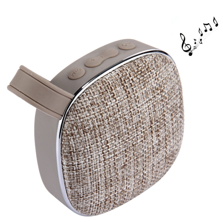 Altavoz estéreo Bluetooth con diseño de tela portátil X25 con micrófono incorporado, compatible con llamadas manos libres, tarjeta TF y entrada auxiliar, distancia de Bluetooth: 10 m