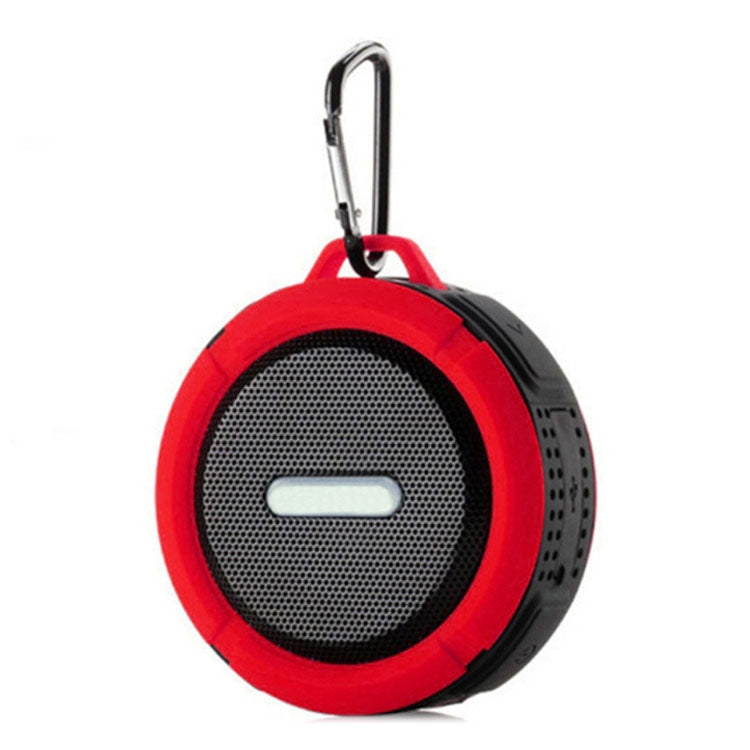 Altavoz Bluetooth impermeable para exteriores C6 con succión, compatible con llamadas manos libres