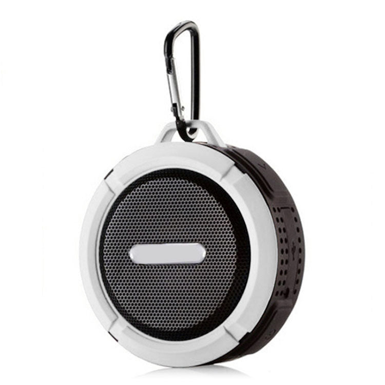 Altavoz Bluetooth impermeable para exteriores C6 con succión, compatible con llamadas manos libres