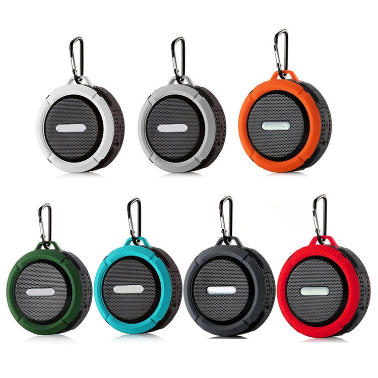 Altavoz Bluetooth impermeable para exteriores C6 con succión, compatible con llamadas manos libres