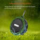 Altavoz Bluetooth impermeable para exteriores C6 con succión, compatible con llamadas manos libres