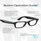 Gafas inteligentes W620, compatibles con activación por voz mediante IA / reconocimiento fotográfico mediante IA / traducción inteligente mediante IA