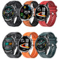 I9 Reloj de monitoreo de frecuencia cardíaca / presión arterial / oxígeno en sangre de 1.3 pulgadas, Black, Red, Orange, Green, Black Leather, Brown Leather, Black Steel, Silver Steel