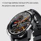 I9 Reloj de monitoreo de frecuencia cardíaca / presión arterial / oxígeno en sangre de 1.3 pulgadas, Black, Red, Orange, Green, Black Leather, Brown Leather, Black Steel, Silver Steel