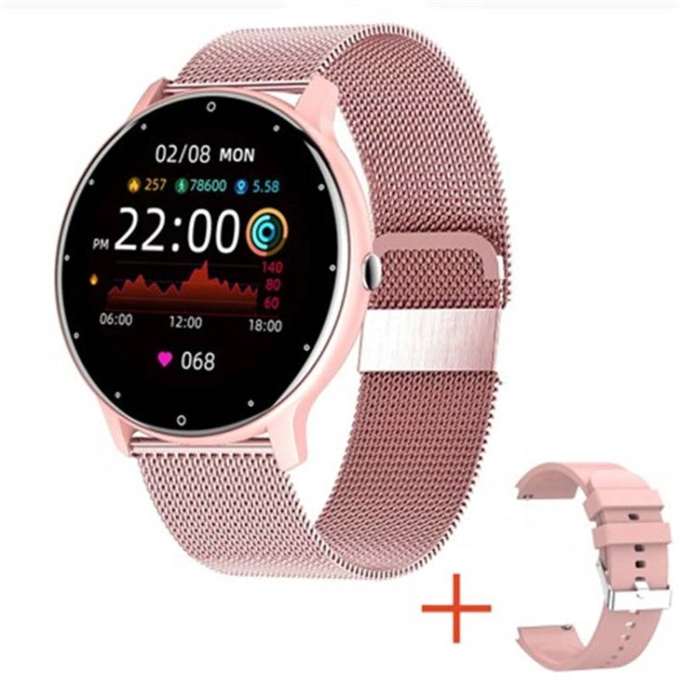 BW0223 Ritmo cardíaco / Oxígeno en sangre / Monitoreo de presión arterial Bluetooth Smart Calling Watch, Silicone Black, Silicone Blue, Silicone Pink, Silicone Beige, Mesh Black, Mesh Pink, Mesh Blue