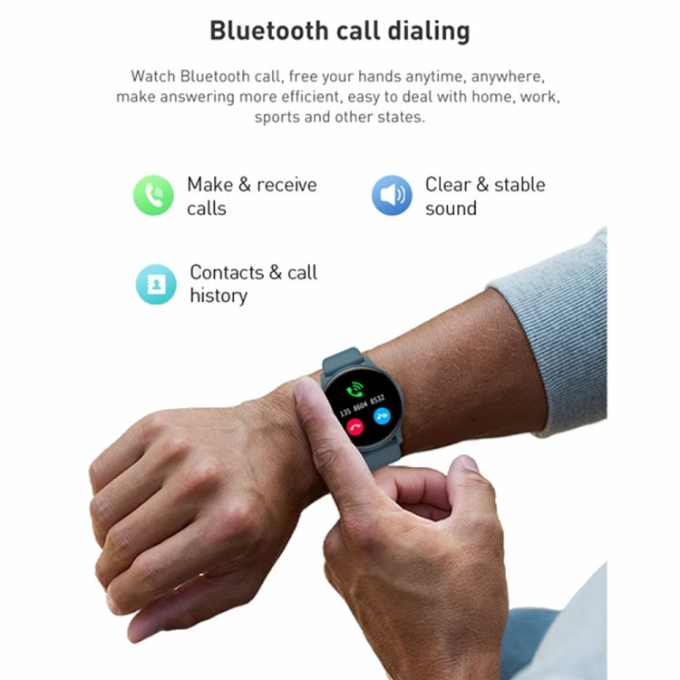 Reloj inteligente Bluetooth Talk con monitor multifunción de frecuencia cardíaca, presión arterial, oxígeno en sangre y sueño