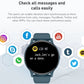 Reloj inteligente Bluetooth Talk con monitor multifunción de frecuencia cardíaca, presión arterial, oxígeno en sangre y sueño