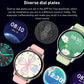Reloj inteligente Bluetooth Talk con monitor multifunción de frecuencia cardíaca, presión arterial, oxígeno en sangre y sueño