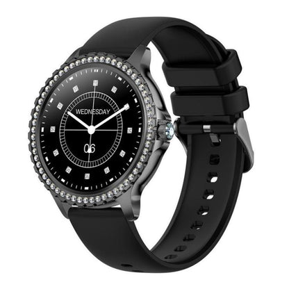 Reloj inteligente deportivo con asistente de voz e IA y función de llamadas Bluetooth., Black Silicone Strap, Gold Pink Silicone Strap, Silver Gray Silicone Strap, Gold Rough Steel Strap+Pink Silicone Strap, Silver Rough Steel Strap+Gray Silicone Strap...